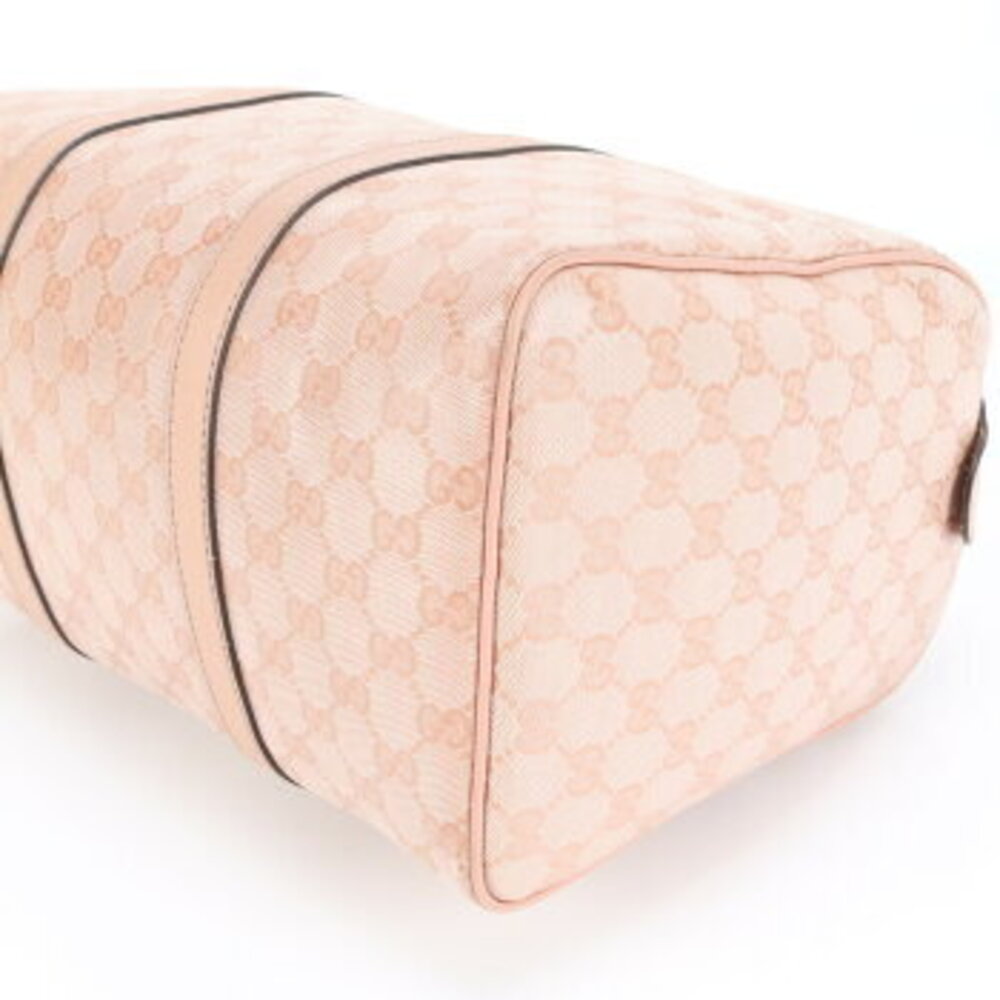 Gucci Leather Handbag Tote Crystal GG Boston - Picture 5 of 9